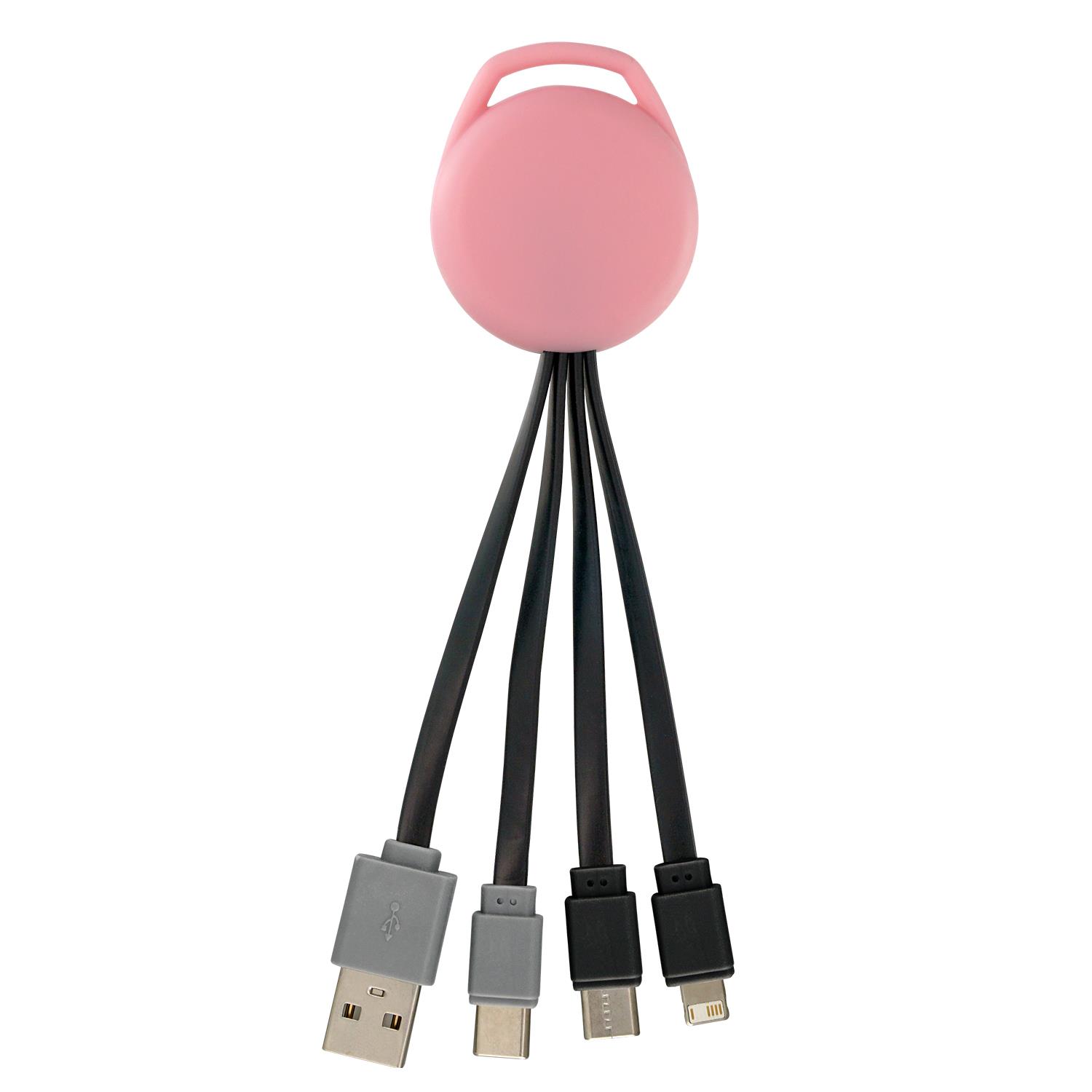 Vivid Dual Input 3-in-1 Charging Cable 1