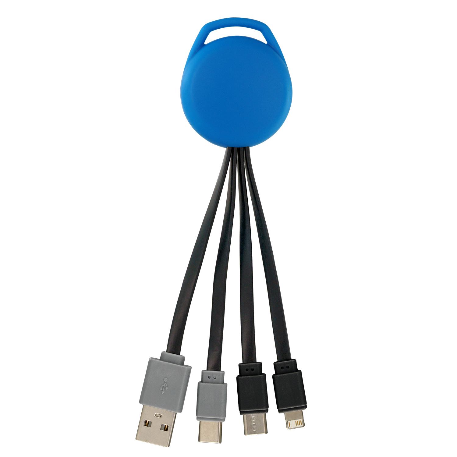Vivid Dual Input 3-in-1 Charging Cable 1