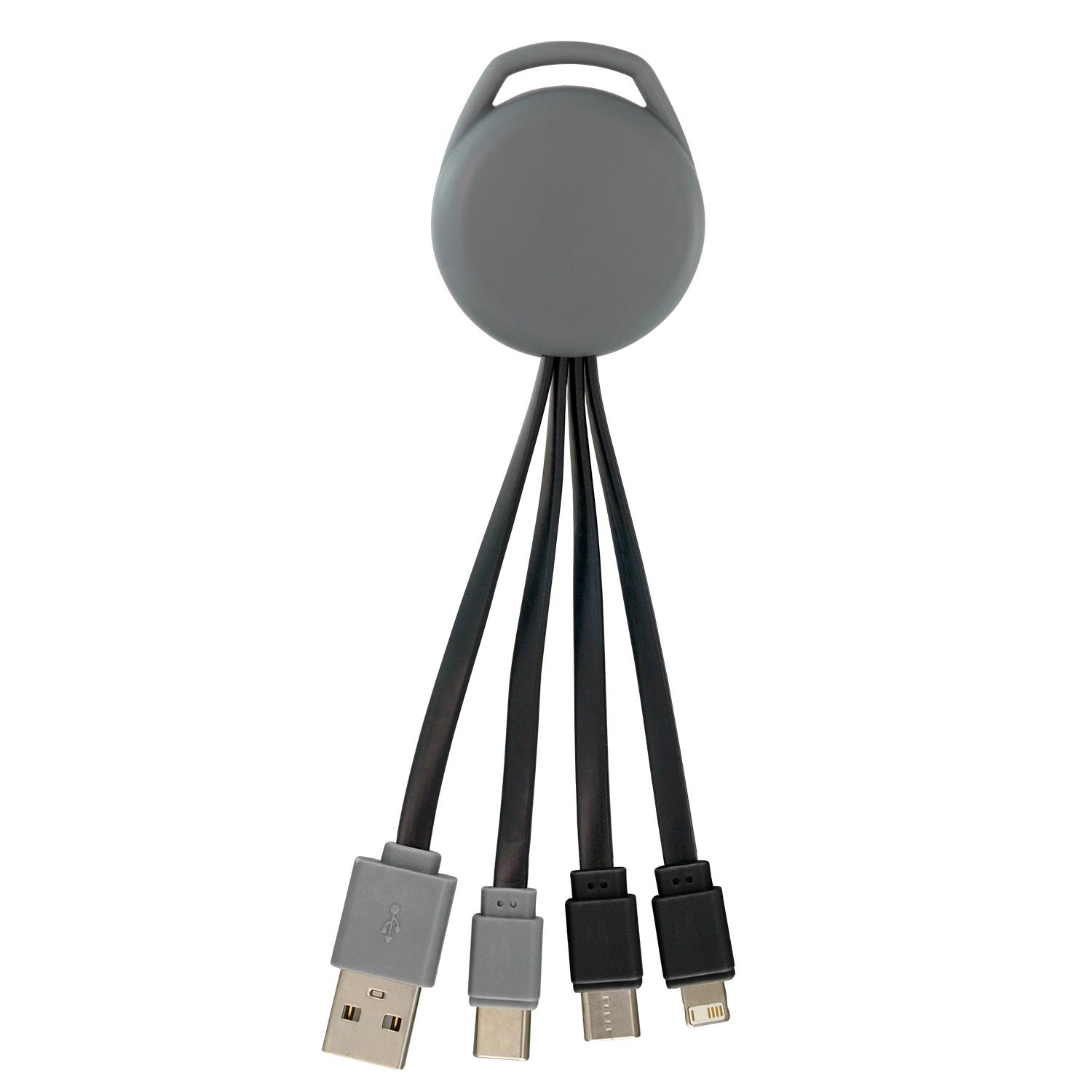 Vivid Dual Input 3-in-1 Charging Cable 1