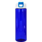 Two Tone Pop Up 24 oz. Colorful Bottle - blue Two Tone Pop Up 24 oz. Colorful Bottle - blue