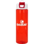 Two Tone Pop Up 24 oz. Colorful Bottle - red Two Tone Pop Up 24 oz. Colorful Bottle - red