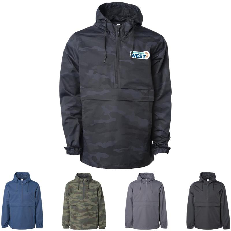 Independent Trading Co. Water Resistant Windbreaker Anorak Jacket 1 Independent Trading Co. Water Resistant Windbreaker Anorak Jacket 1