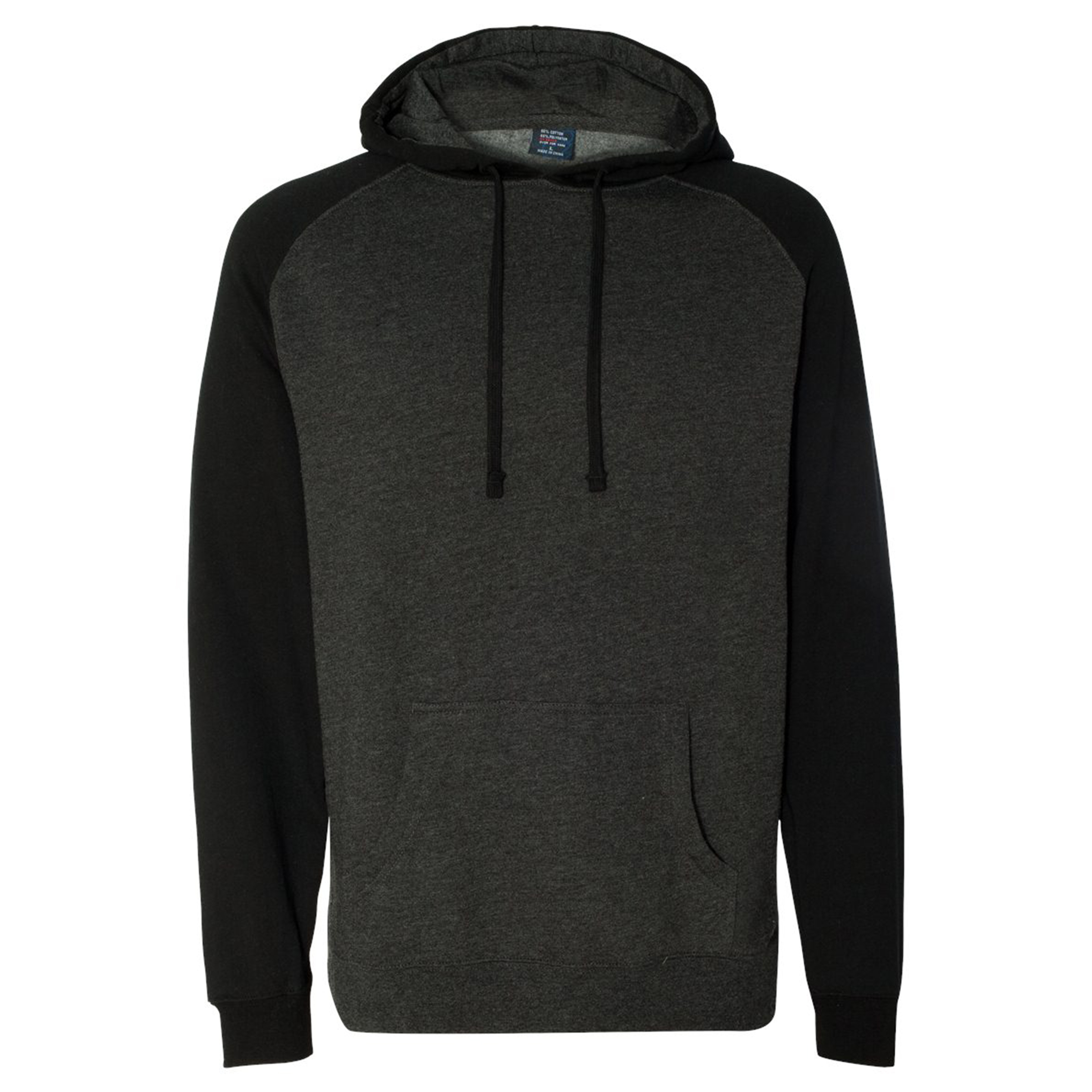 Independent Trading Co. Raglan Hooded Pullover Sweatshirt 1