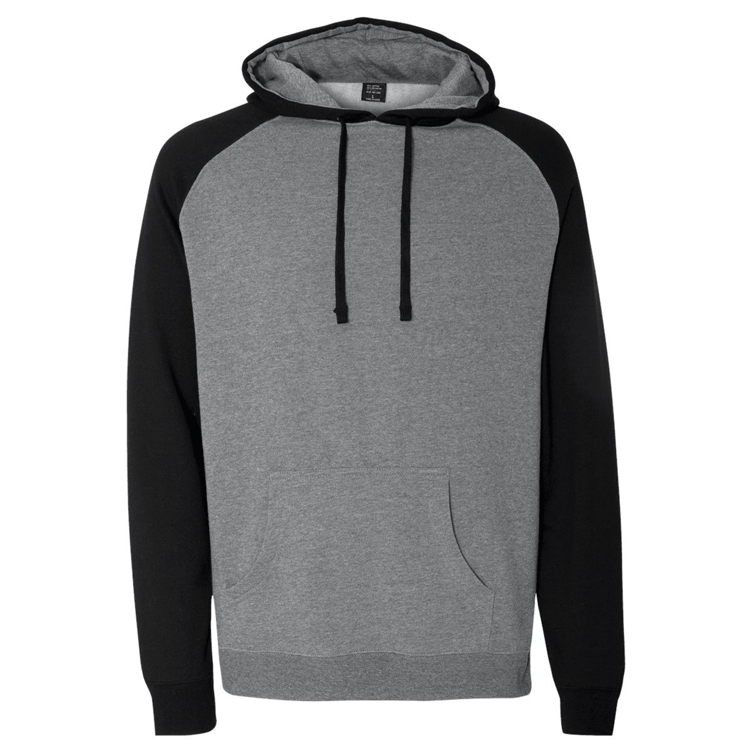 Independent Trading Co. Raglan Hooded Pullover Sweatshirt 1