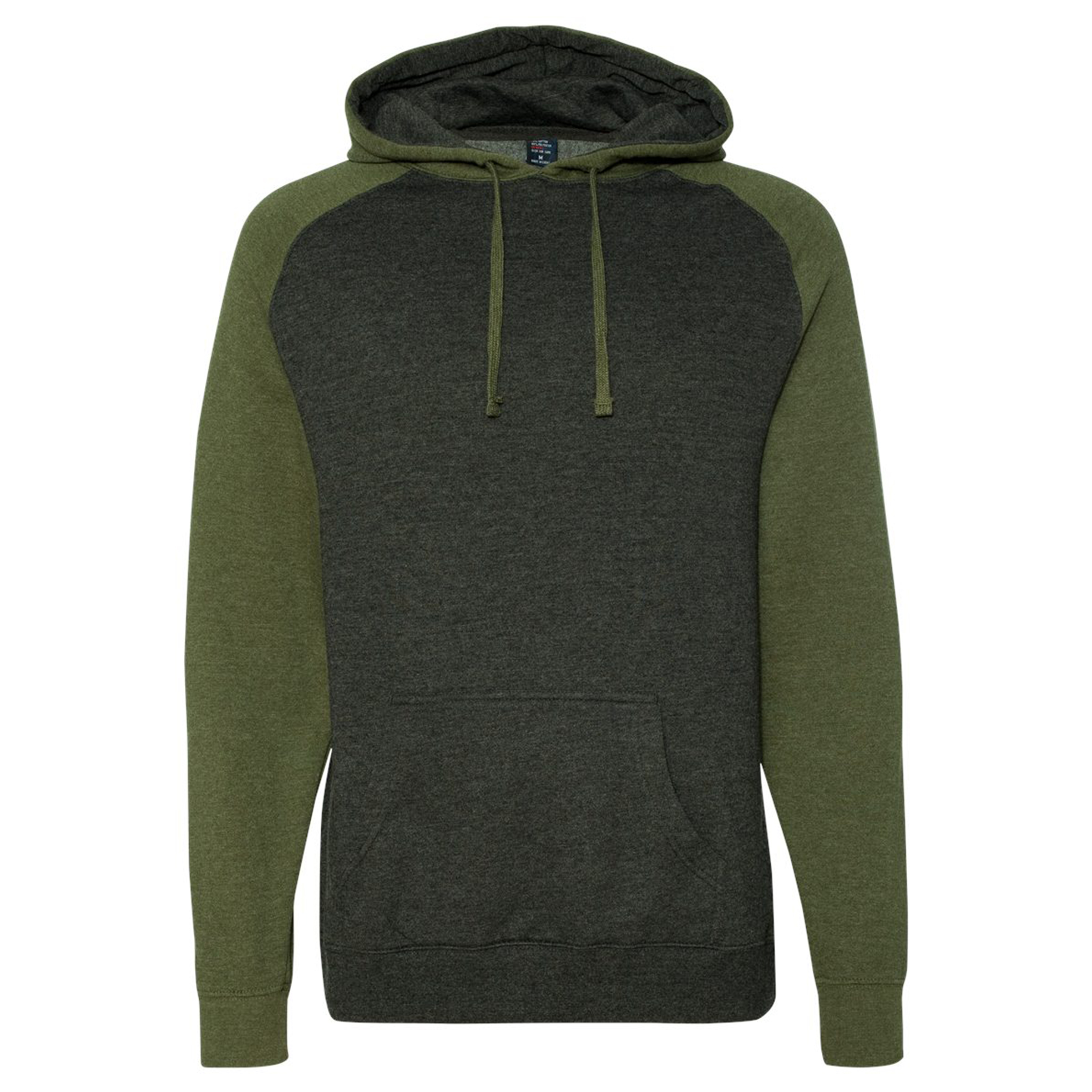 Independent Trading Co. Raglan Hooded Pullover Sweatshirt 1
