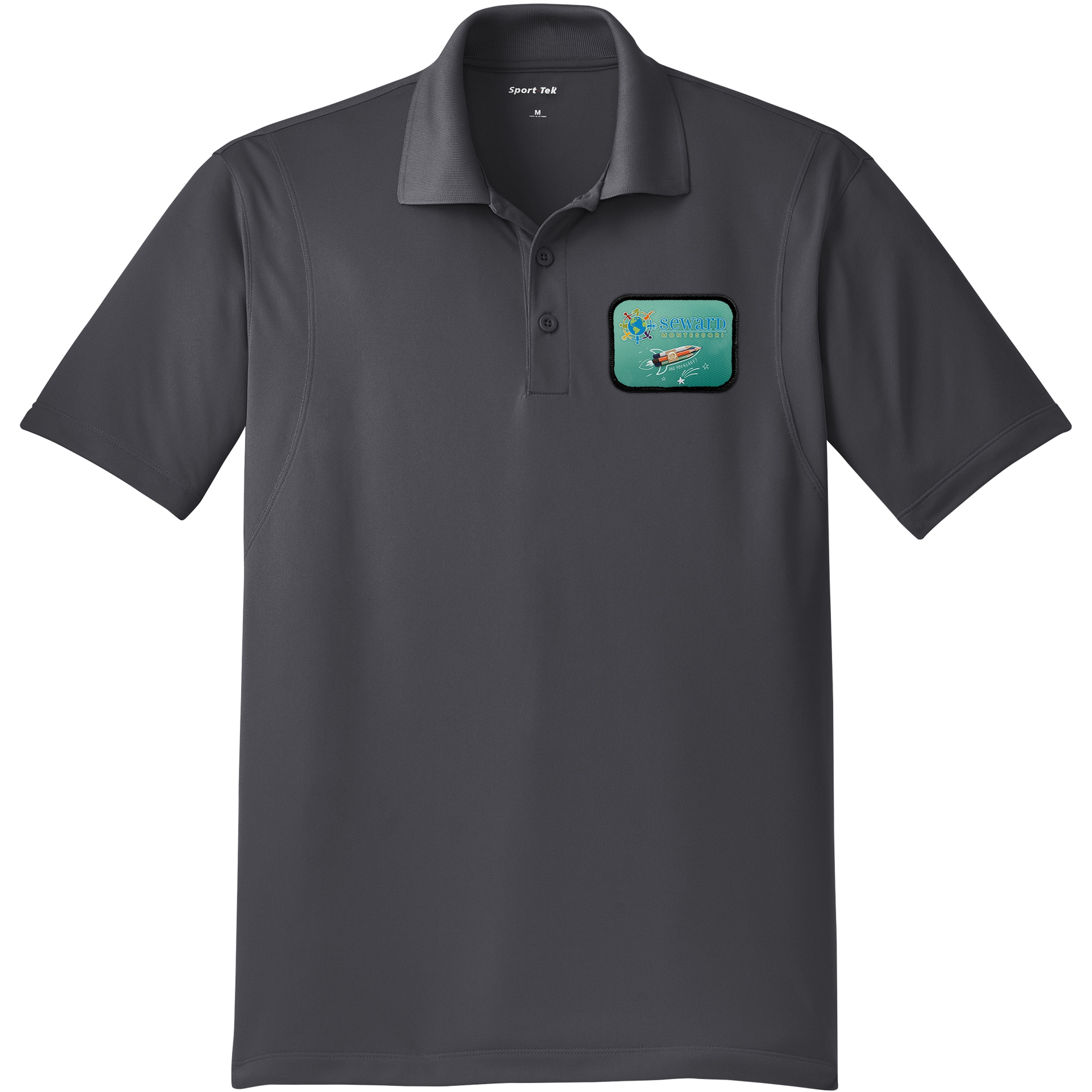 Sport-Tek® Micropique Sport-Wick® Polo w/Emblem 1