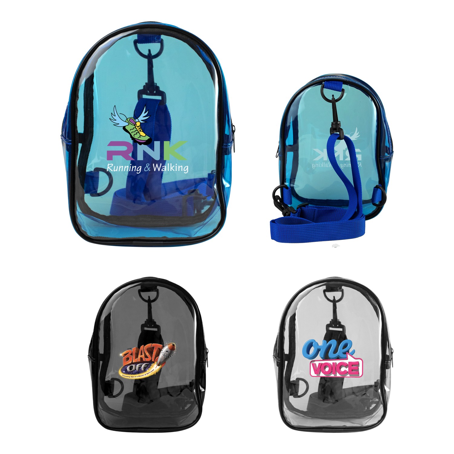 Colorful Clear Crossbody Bag 1