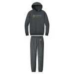 District® Cozy Fleece Set - Heathered Charcoal Gray Logo District® Cozy Fleece Set - Heathered Charcoal Gray Logo
