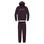 District® Cozy Fleece Set - Bordeaux Purple Logo District® Cozy Fleece Set - Bordeaux Purple Logo