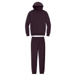 District® Cozy Fleece Set - Bordeaux Purple Blank District® Cozy Fleece Set - Bordeaux Purple Blank