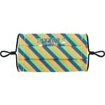 Single Pleat Full Color Fabric Face Mask - Logo 3 Single Pleat Full Color Fabric Face Mask - Logo 3