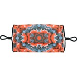 Single Pleat Full Color Fabric Face Mask - Logo 2 Single Pleat Full Color Fabric Face Mask - Logo 2