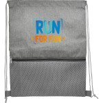 Recycled Drawstring Backpack - logo Recycled Drawstring Backpack - logo