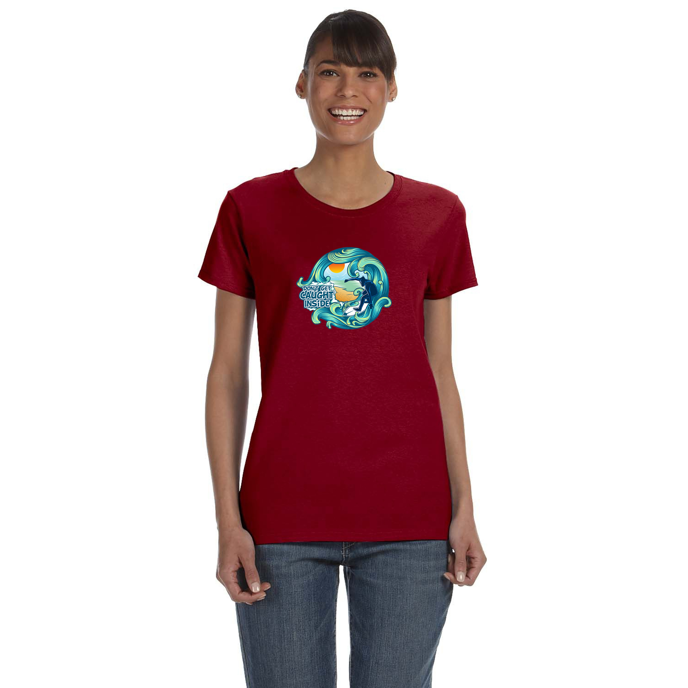 Gildan® Ladies Heavy Cotton™ 100% Cotton T-Shirt 1
