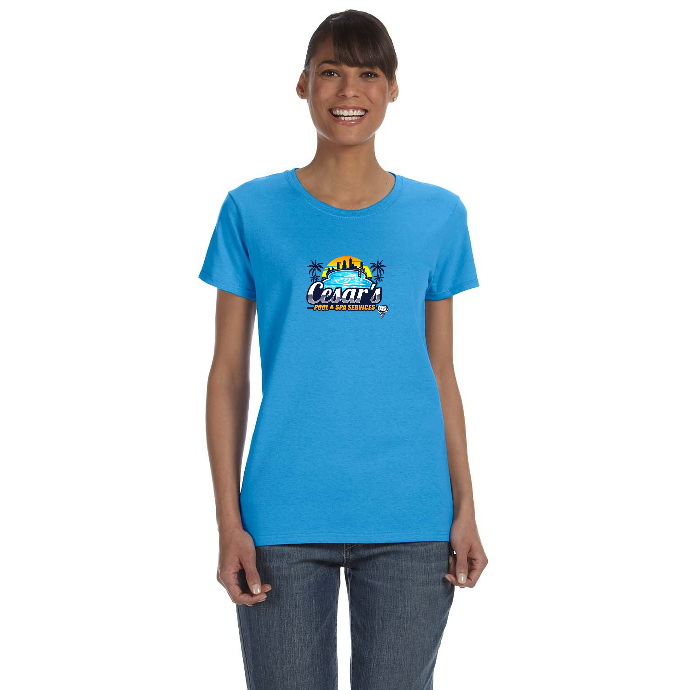 Gildan® Ladies Heavy Cotton™ 100% Cotton T-Shirt 1