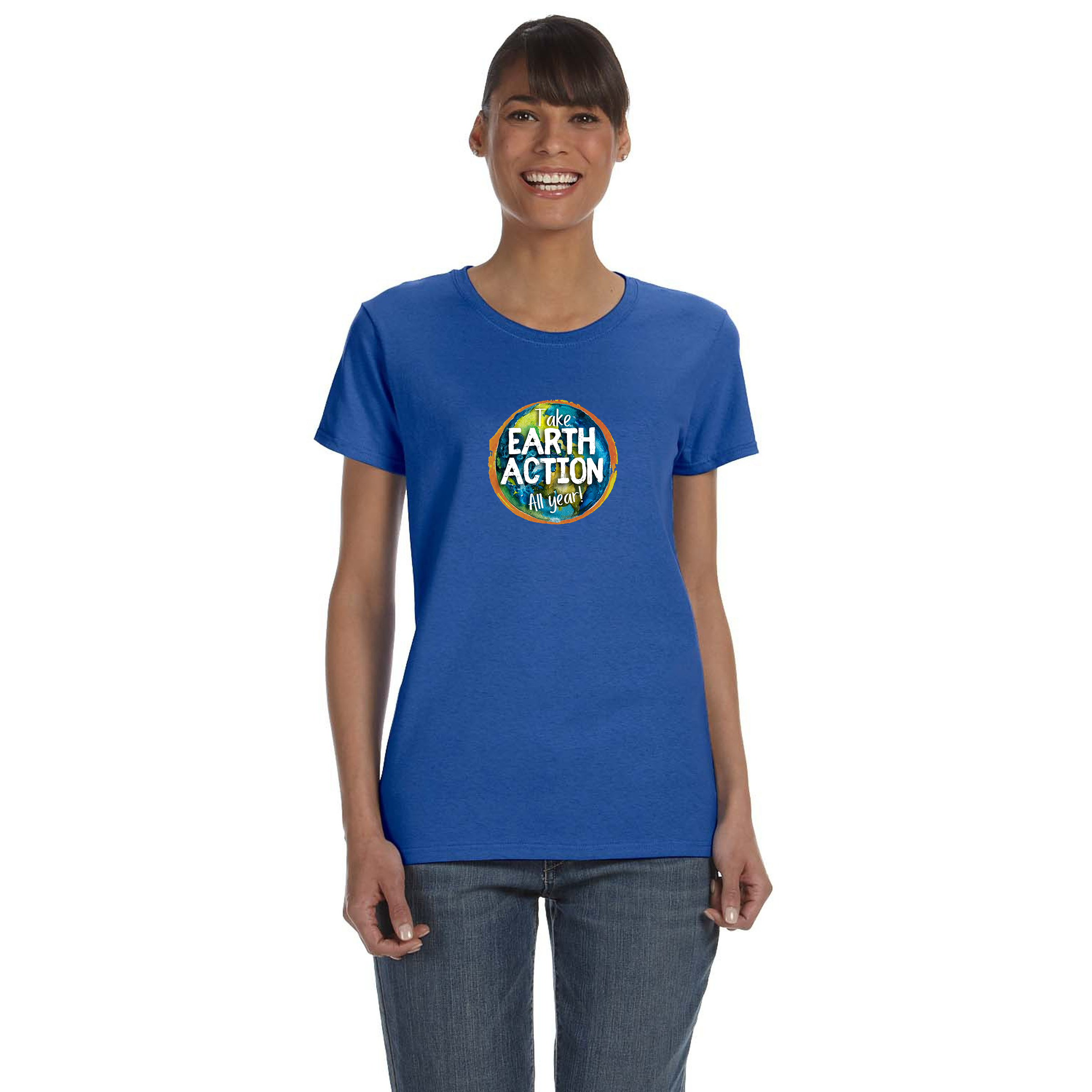 Gildan® Ladies Heavy Cotton™ 100% Cotton T-Shirt 1