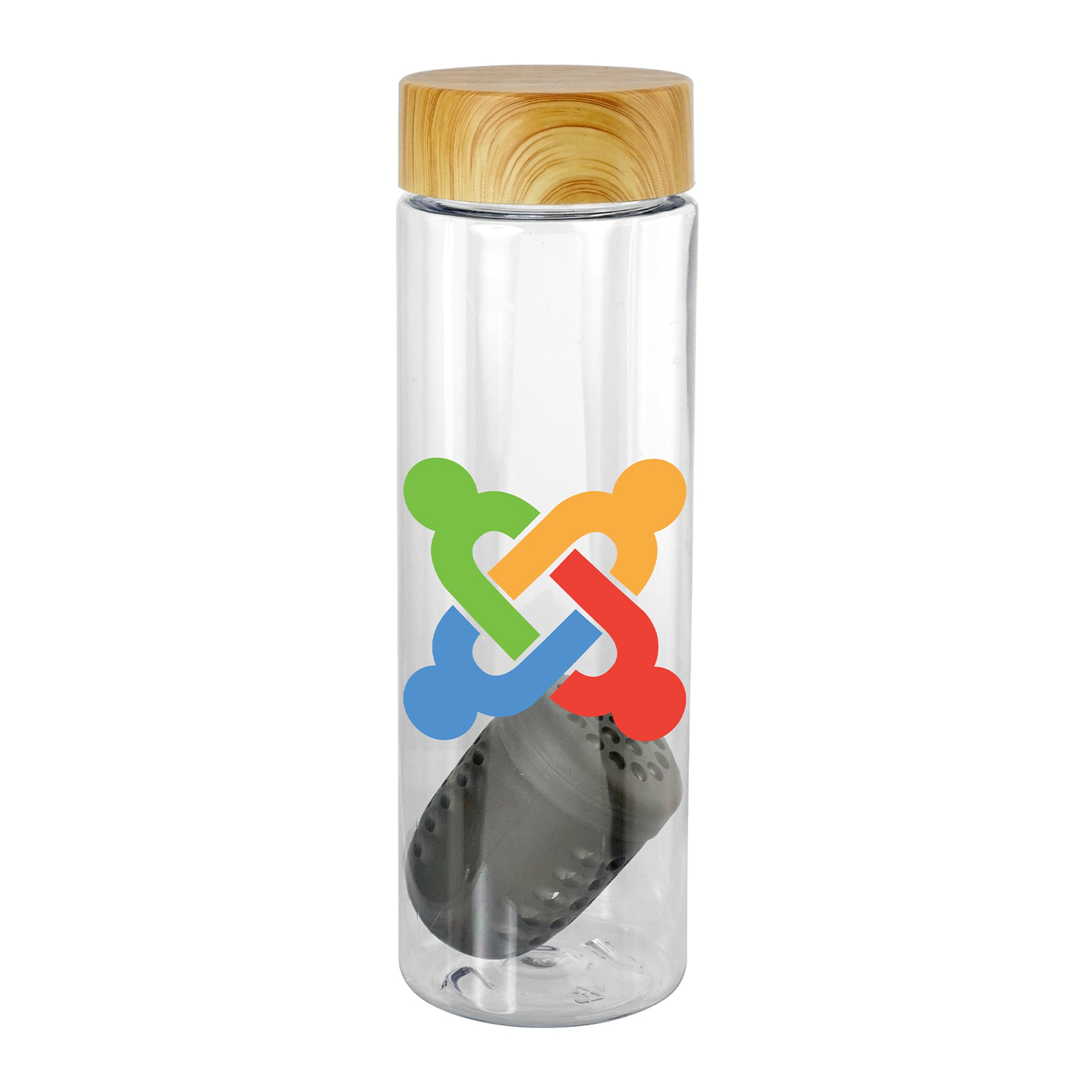 Bamboo Pattern 24 oz Recycled Bottle with Floating Infuser 1