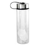 Metal Lanyard Lid 24 oz Recycled Bottle with Floating Infuser - clear Metal Lanyard Lid 24 oz Recycled Bottle with Floating Infuser - clear