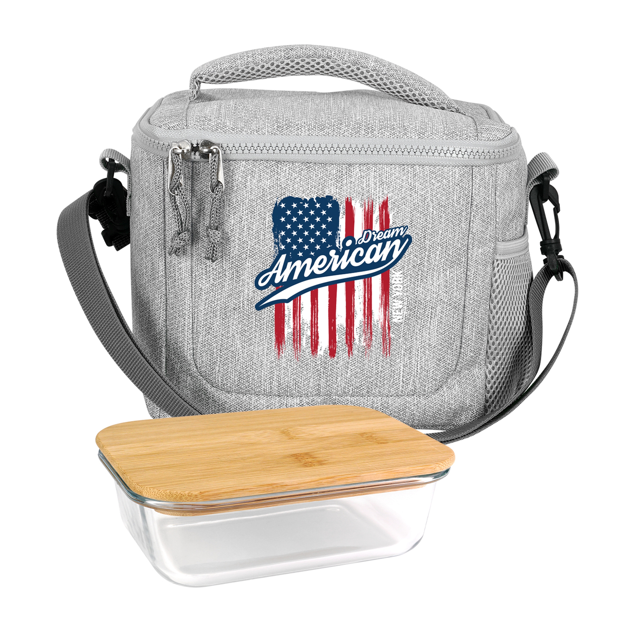 Adventure Cooler Bamboo Lunch Set 1