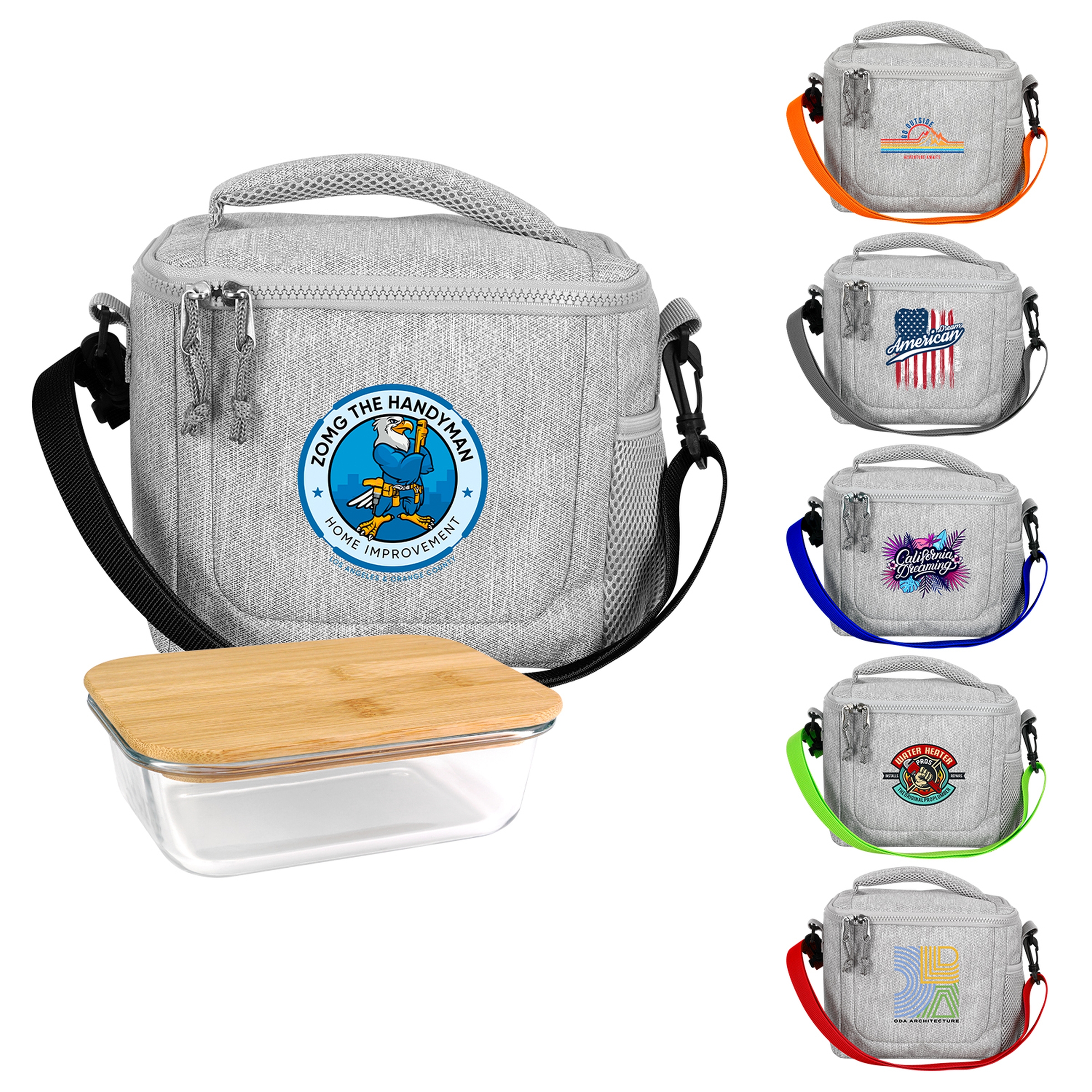 Adventure Cooler Bamboo Lunch Set 1