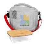 Adventure Cooler Bamboo Lunch Set - red Adventure Cooler Bamboo Lunch Set - red