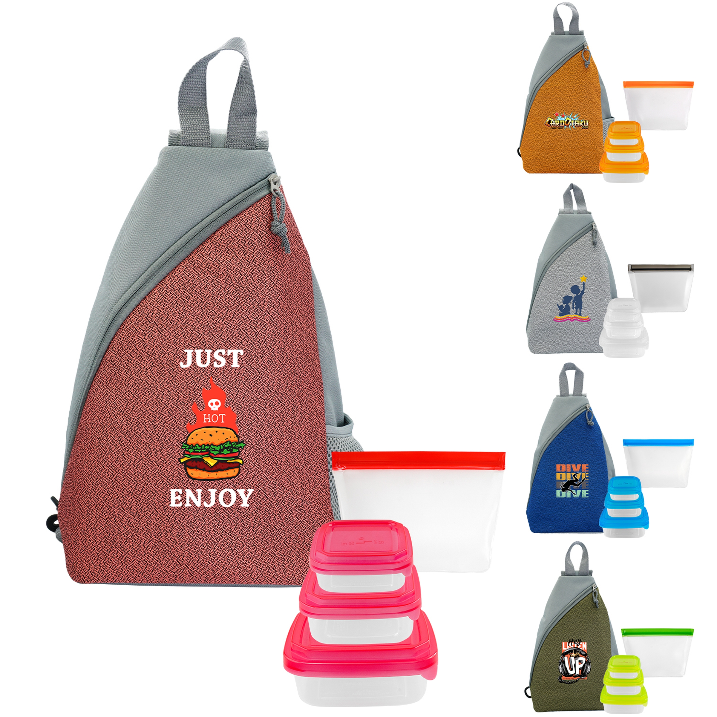 Speck Sling Portion Control Reusable Lunch Set 1