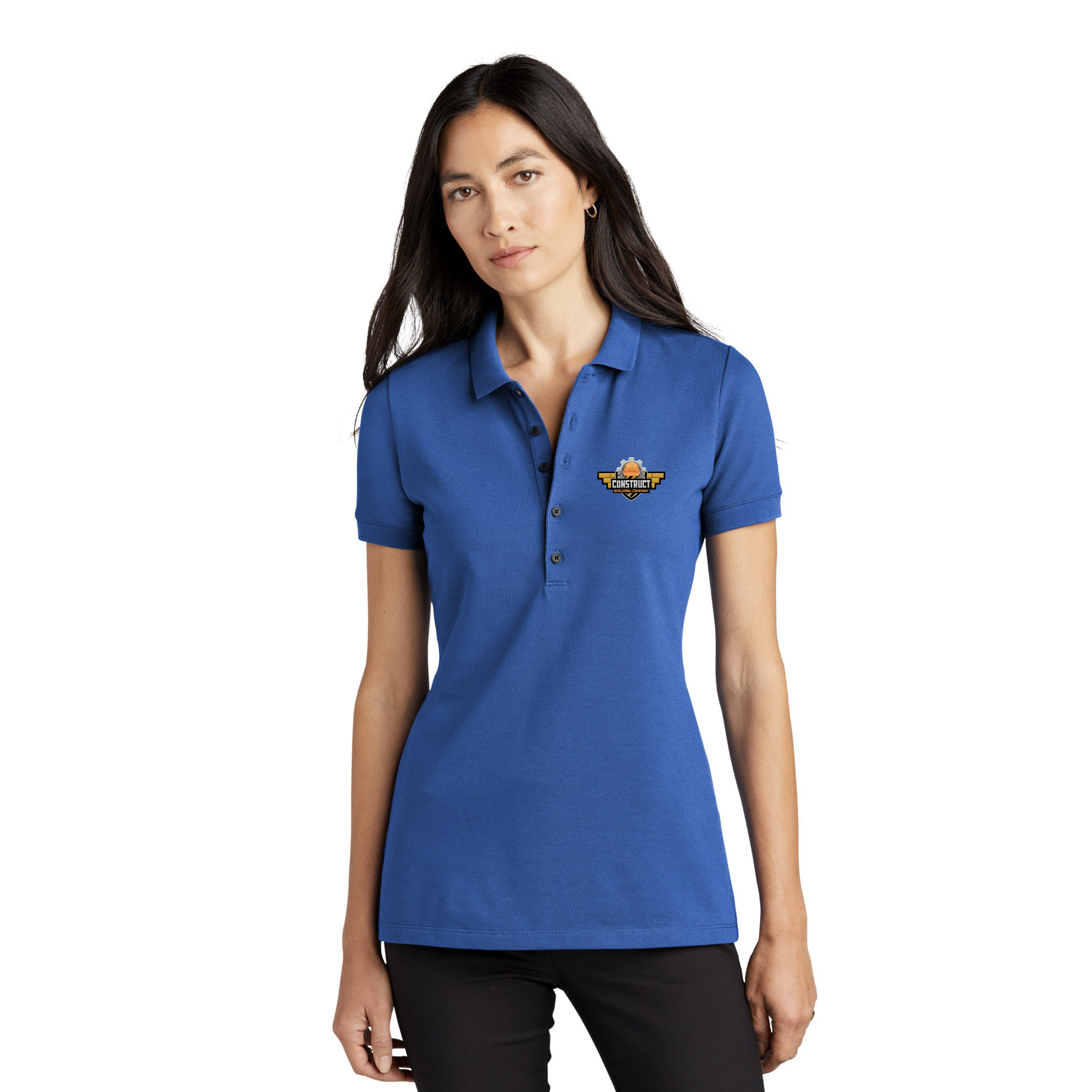 Mercer+Mettle® Women%27s Stretch Heavyweight Pique Polo 1