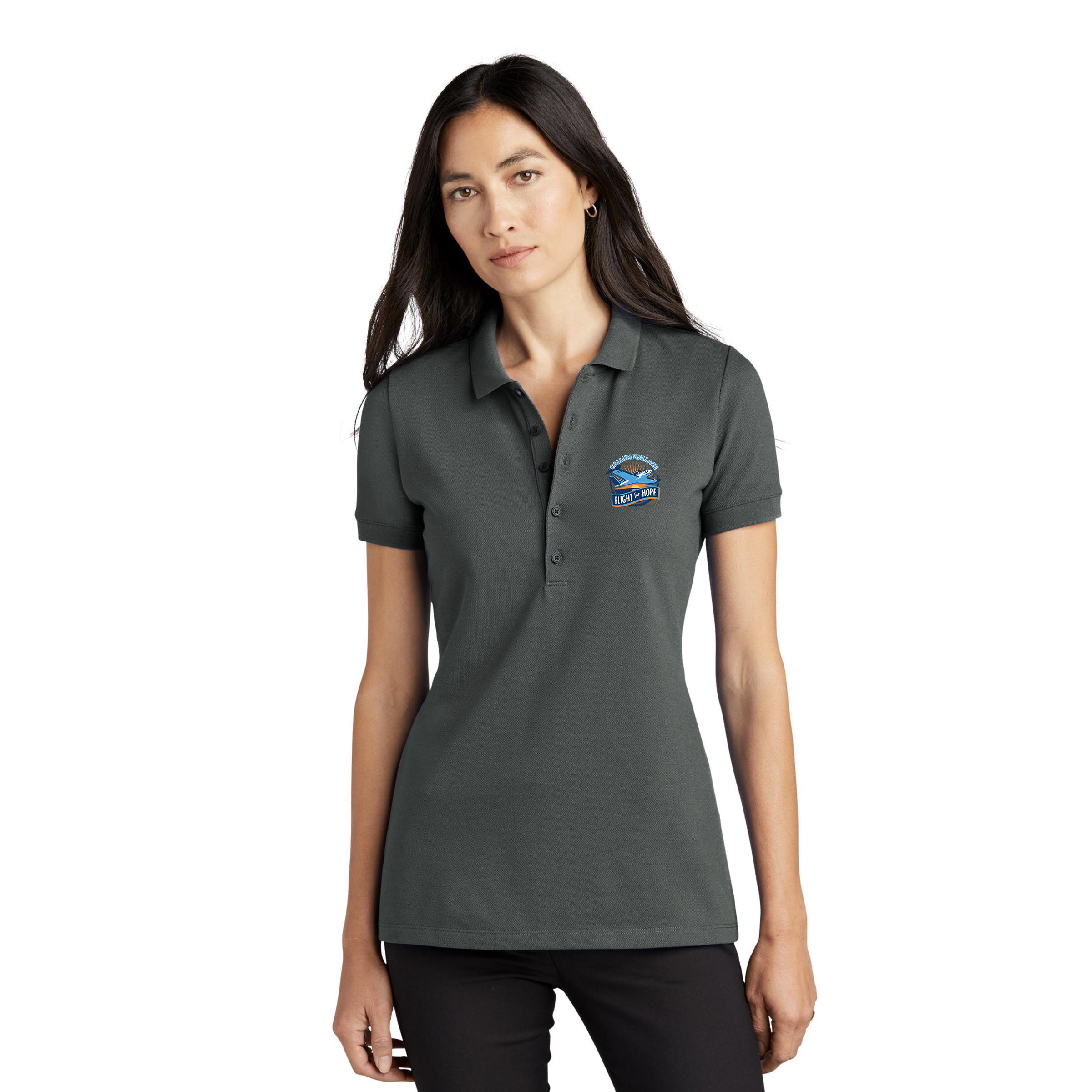 Mercer+Mettle® Women's Stretch Heavyweight Pique Polo 1