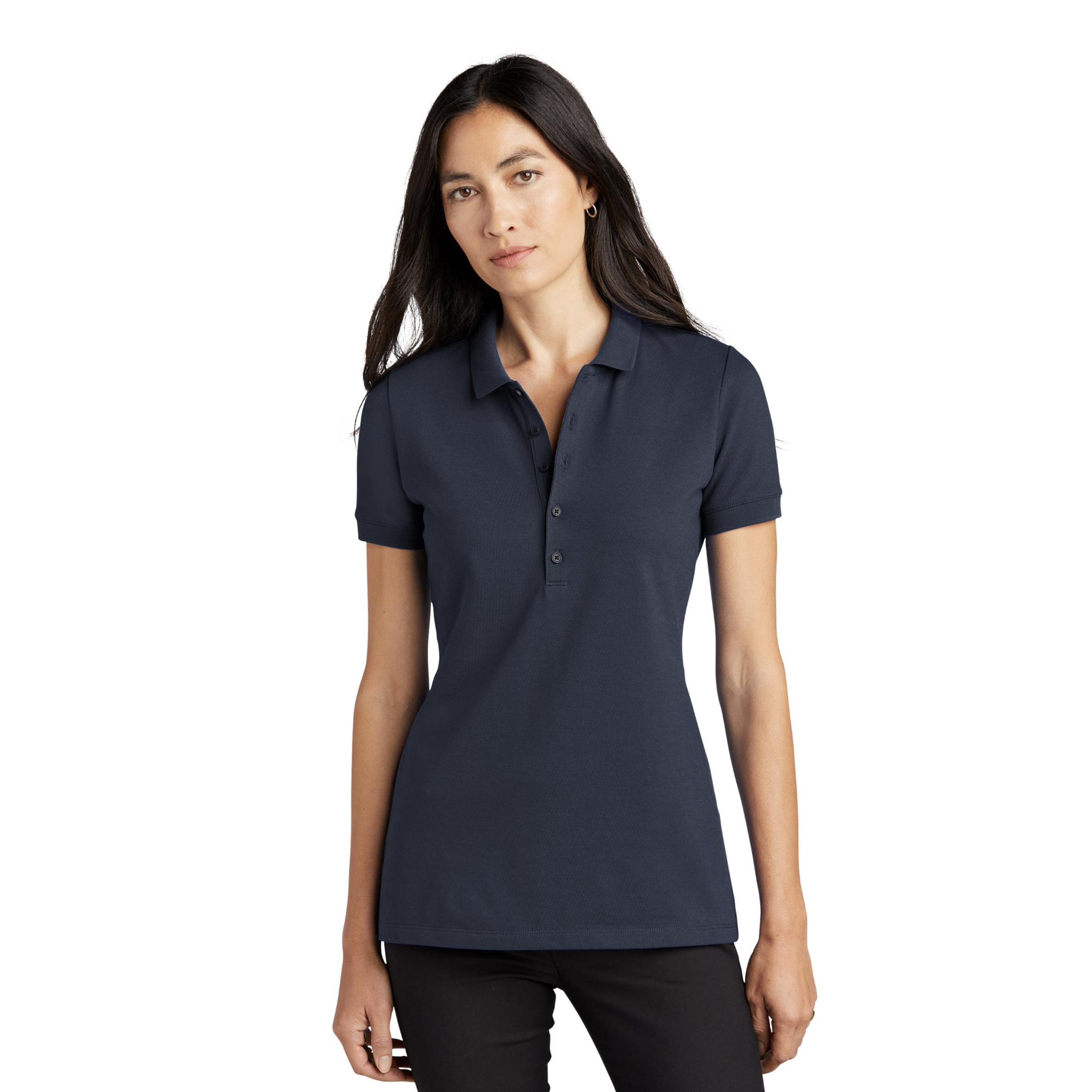 Mercer+Mettle® Women%27s Stretch Heavyweight Pique Polo 1