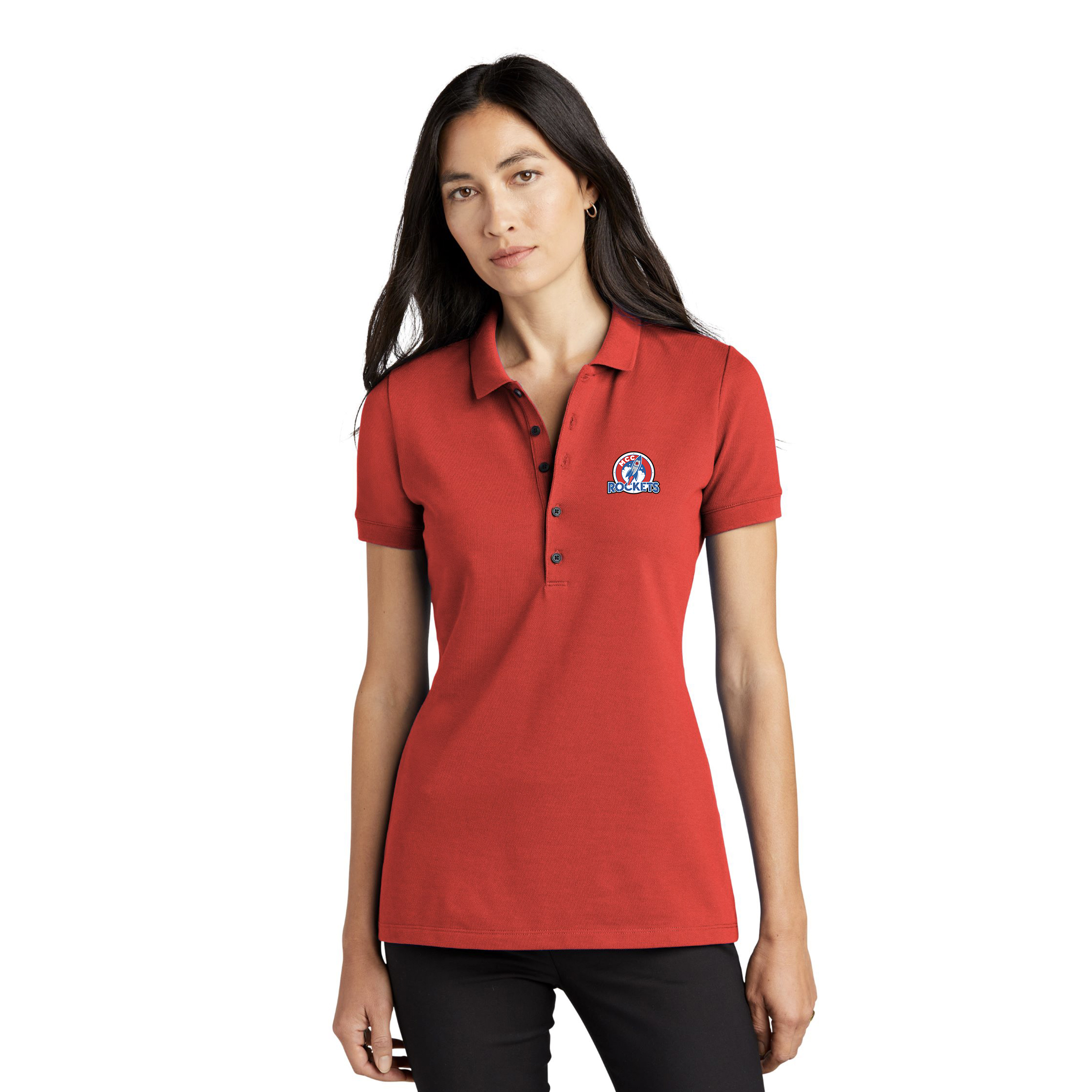 Mercer+Mettle® Women's Stretch Heavyweight Pique Polo 1