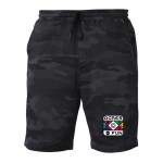 Independent Trading Co.® Mens Midweight Fleece Shorts - Black Camo Independent Trading Co.® Mens Midweight Fleece Shorts - Black Camo