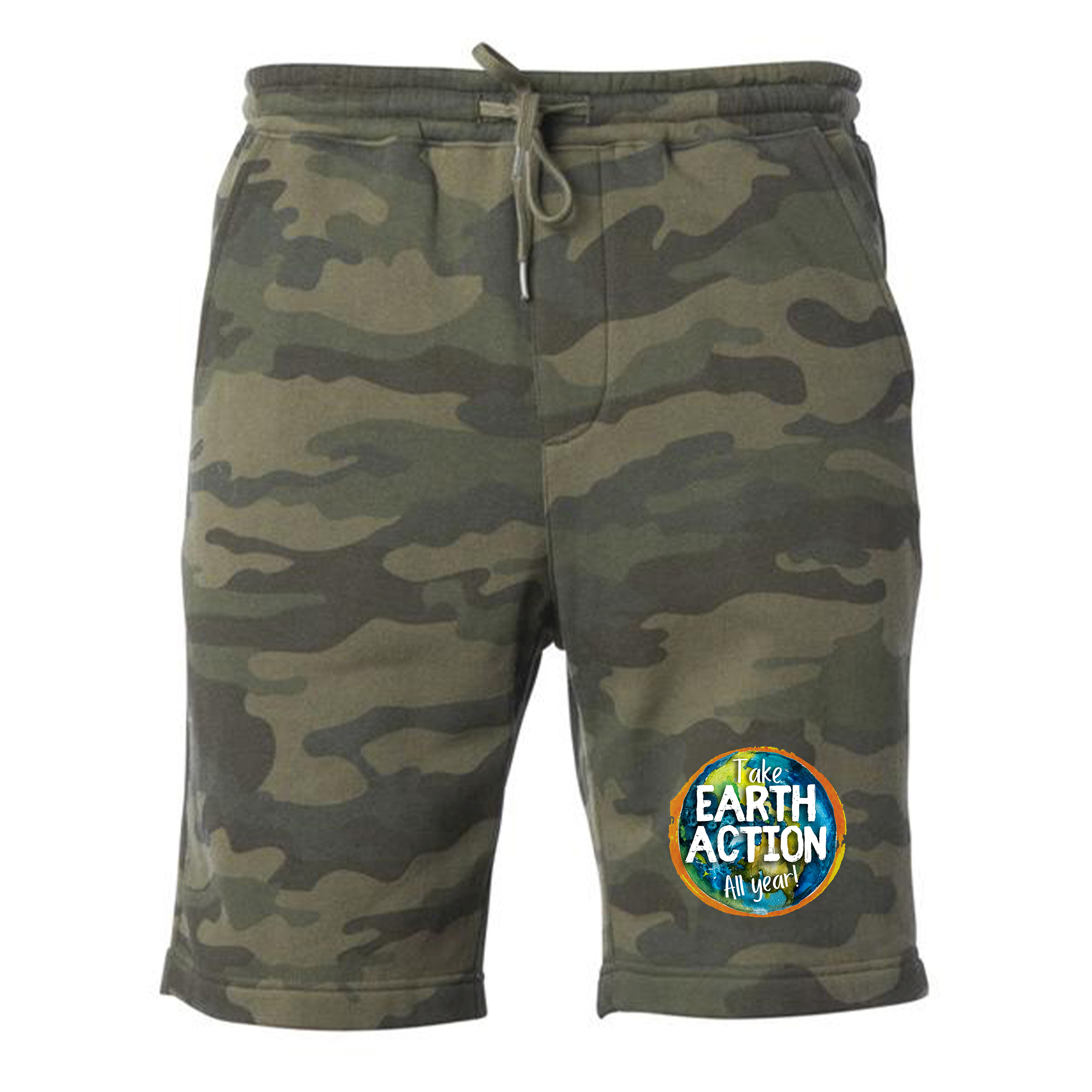 Independent Trading Co.® Mens Midweight Fleece Shorts 1