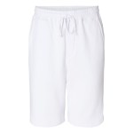 Independent Trading Co.® Mens Midweight Fleece Shorts - White Independent Trading Co.® Mens Midweight Fleece Shorts - White