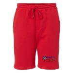 Independent Trading Co.® Mens Midweight Fleece Shorts - red Independent Trading Co.® Mens Midweight Fleece Shorts - red