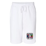 Independent Trading Co.® Mens Midweight Fleece Shorts - white Independent Trading Co.® Mens Midweight Fleece Shorts - white