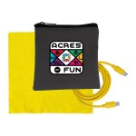Gray Executive C to C Cable & Cloth Set - Yellow Gray Executive C to C Cable & Cloth Set - Yellow