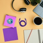 Colorful RPET C to C Cable & Cloth Set - lifestyle Colorful RPET C to C Cable & Cloth Set - lifestyle