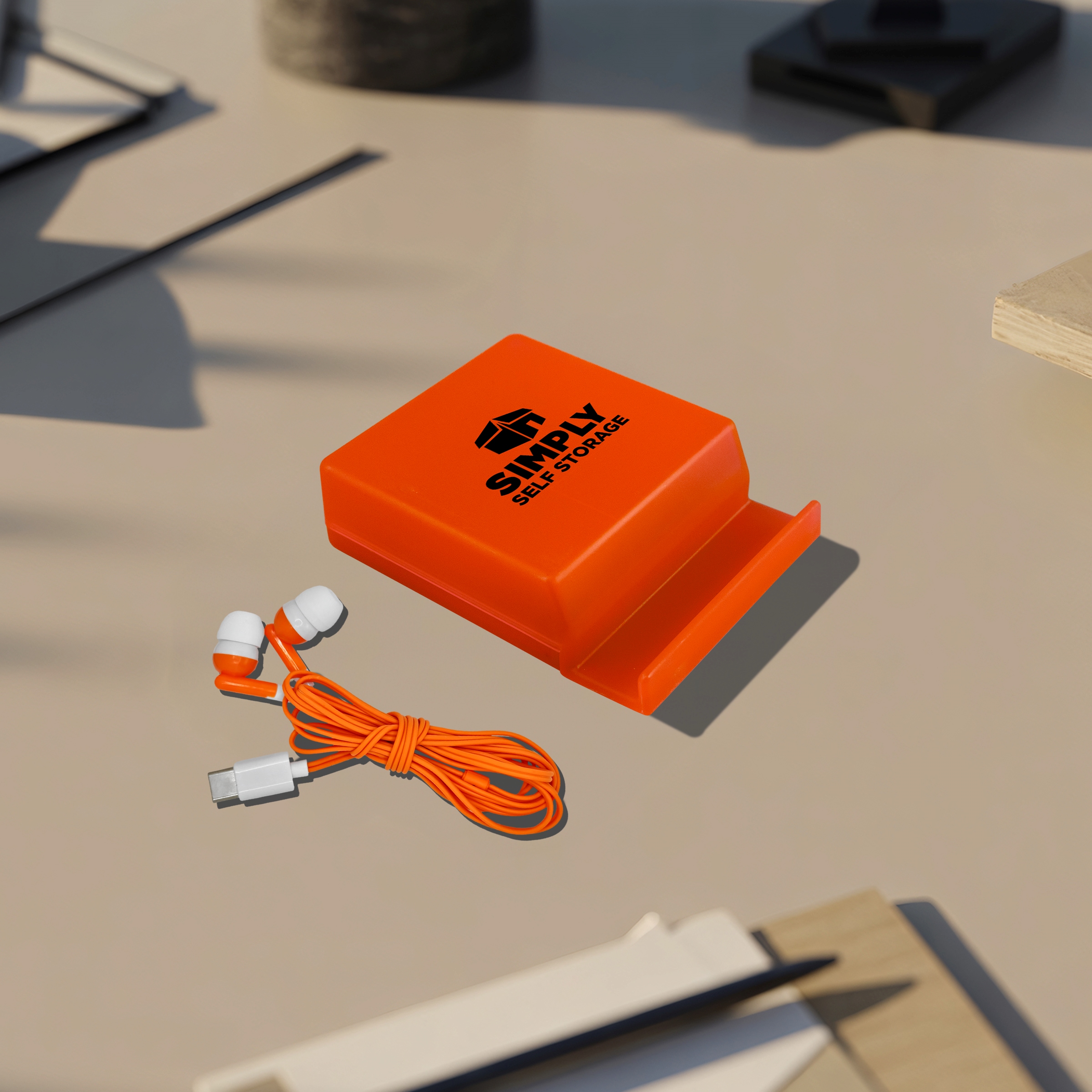 Phone Stand Type C Ear Bud Case 1