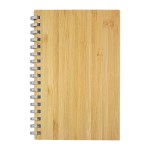 4" X 6" Bamboo Spiral Notebook 2 4" X 6" Bamboo Spiral Notebook 2