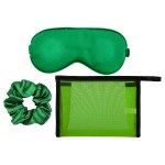 Mesh Satiny Sleep Set - Green Blank Mesh Satiny Sleep Set - Green Blank