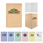 4" X 6" Pastel Sewn Paper Cover Notebook 1 4" X 6" Pastel Sewn Paper Cover Notebook 1