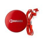 Aluminum Ear Bud Set - Red Aluminum Ear Bud Set - Red