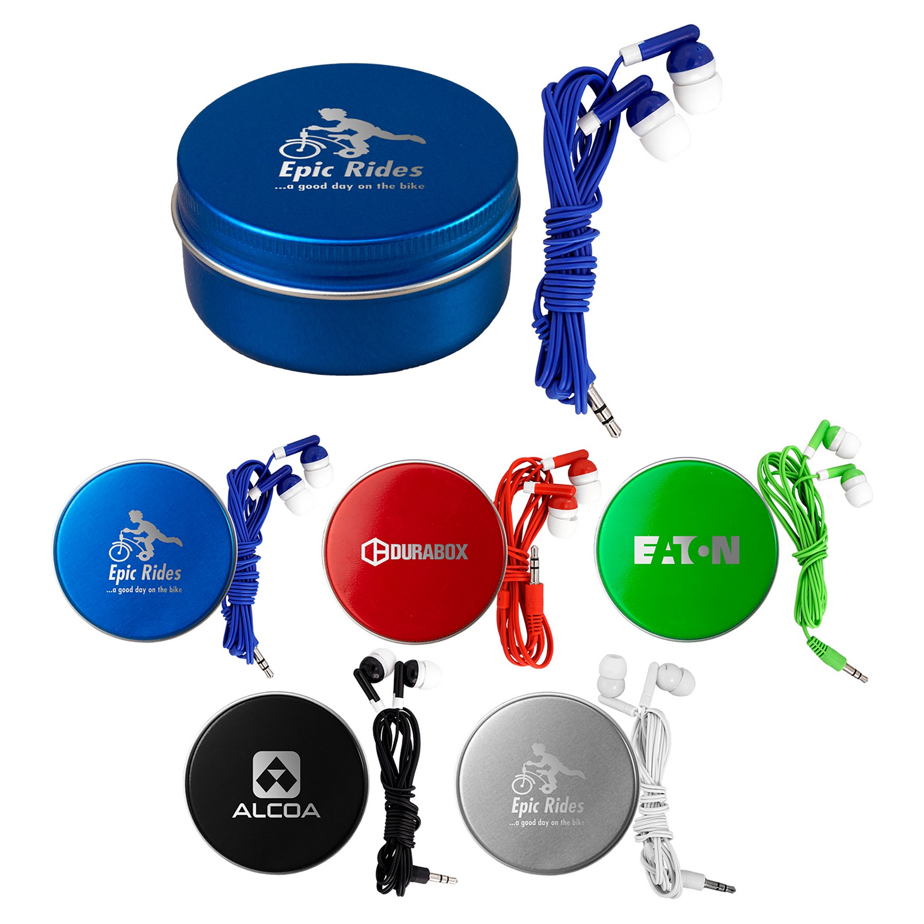 Aluminum Ear Bud Set 1