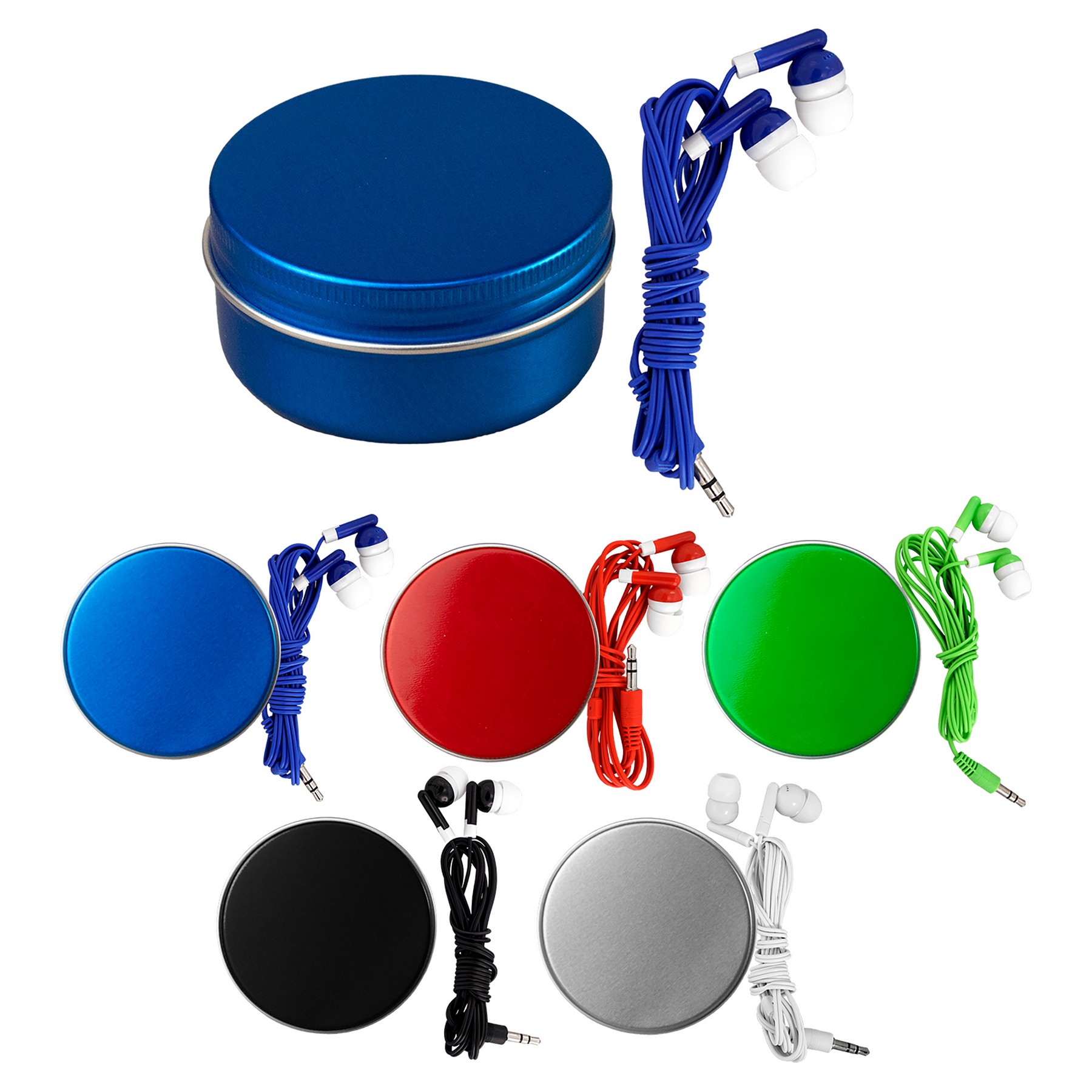 Aluminum Ear Bud Set 1