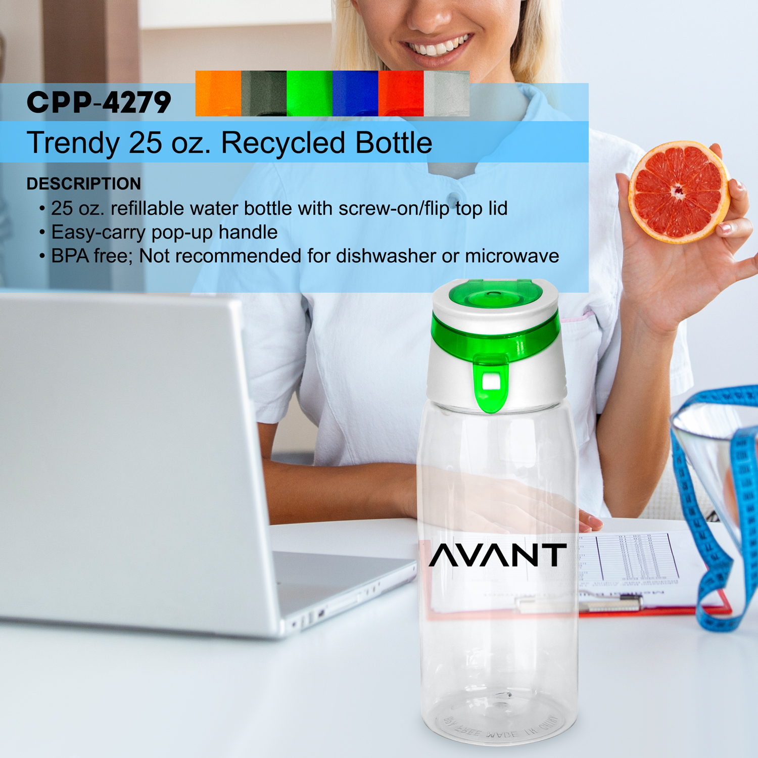 Trendy 25 oz. Recycled Bottle 1