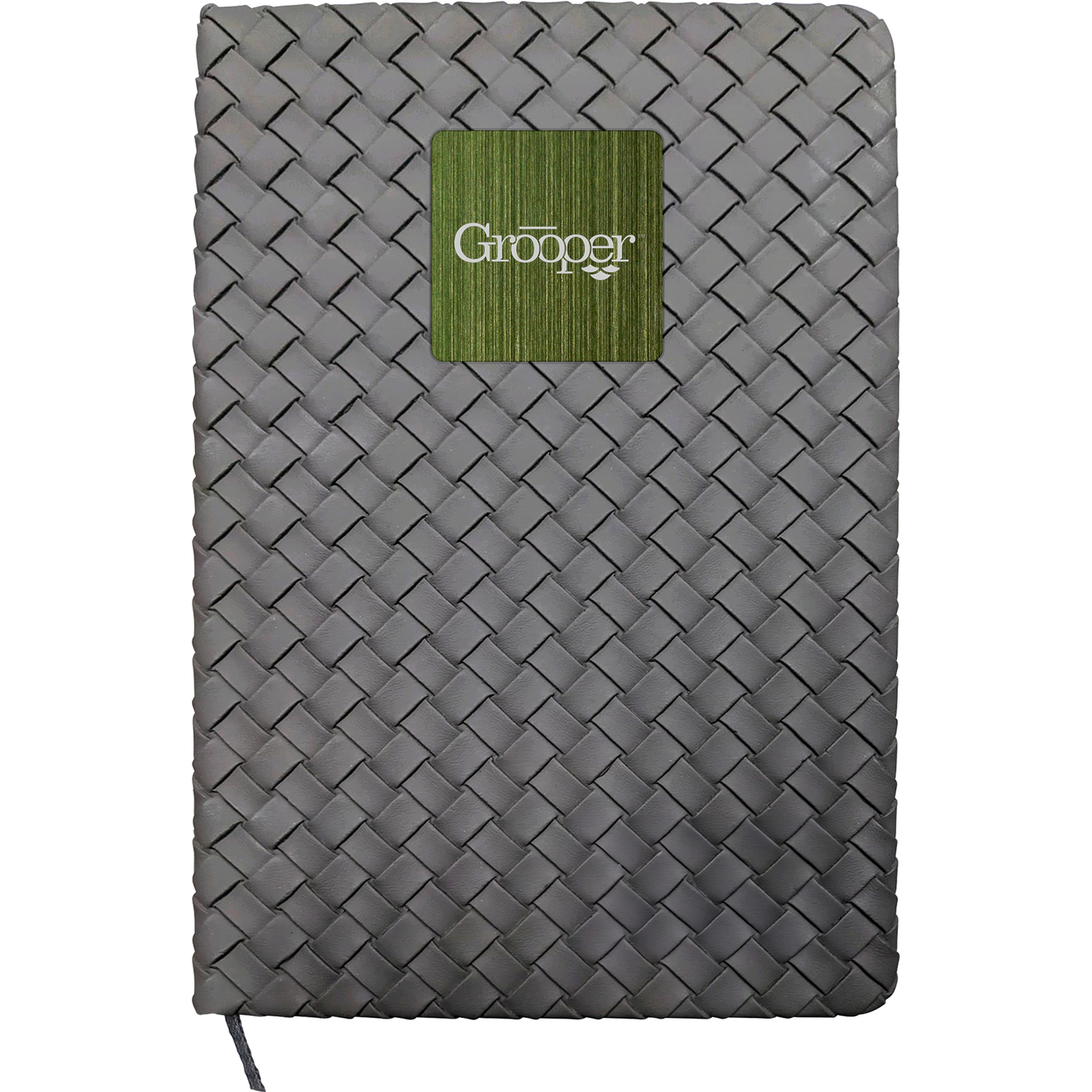 Woven Notebook with Metal Accent 1