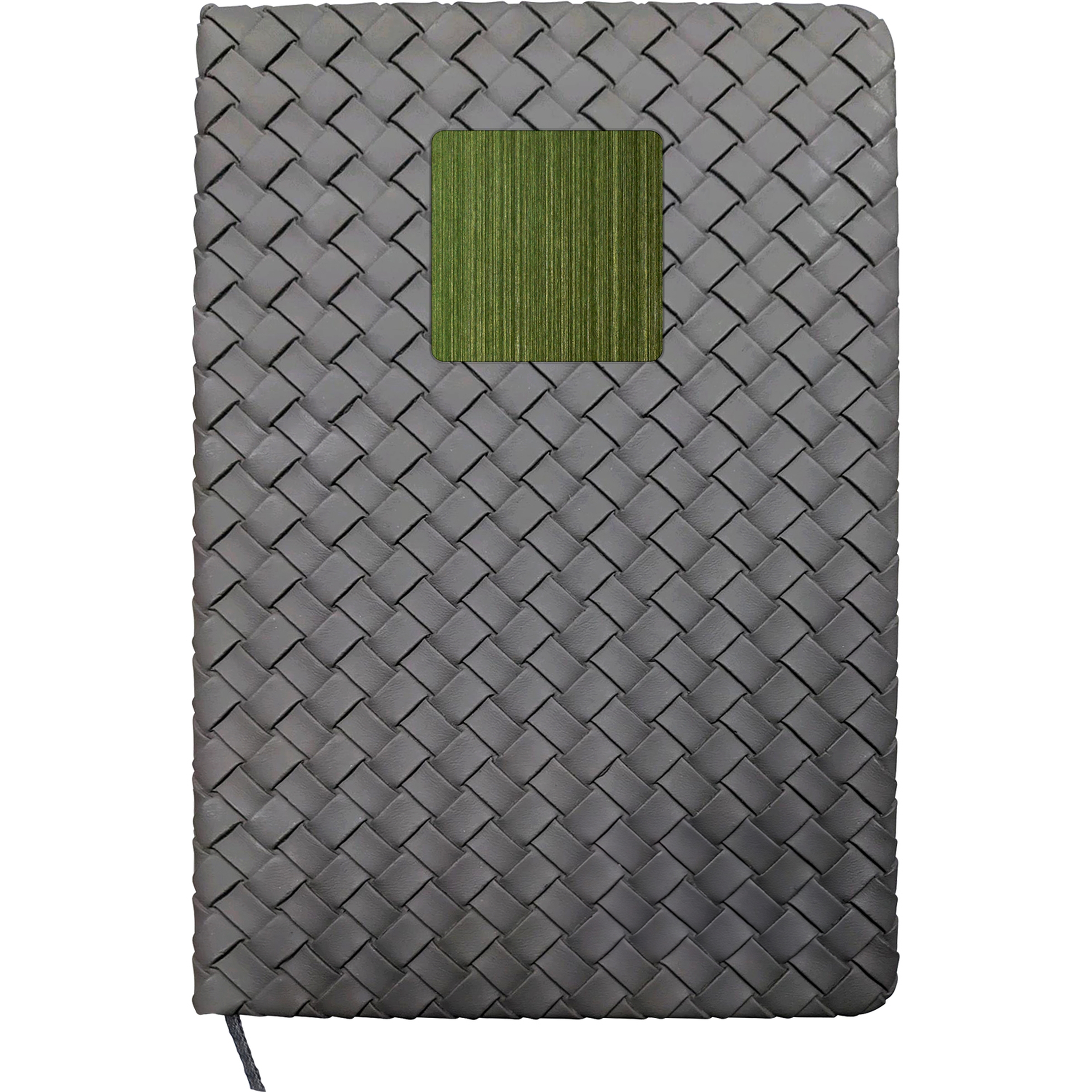 Woven Notebook with Metal Accent 1