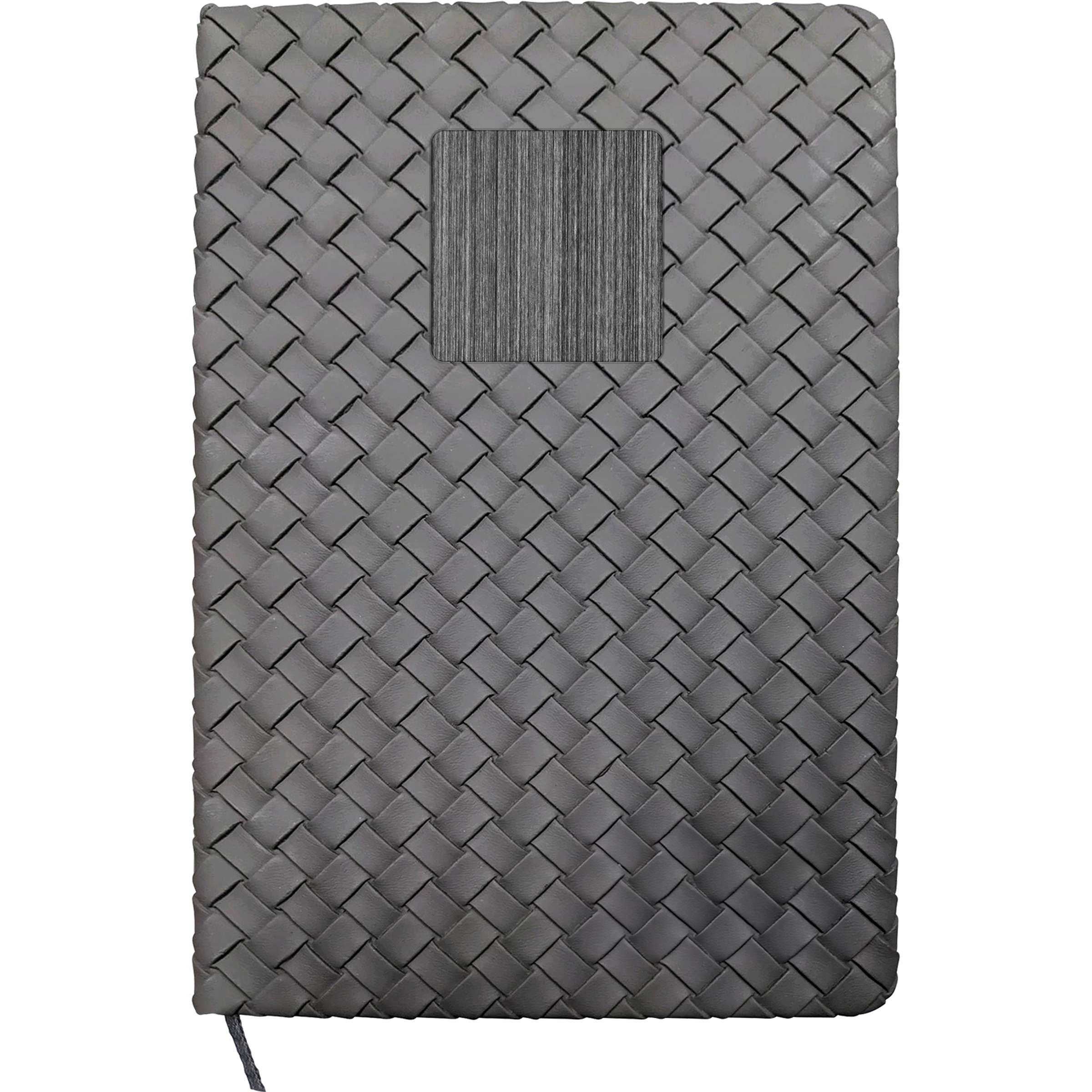 Woven Notebook with Metal Accent 1