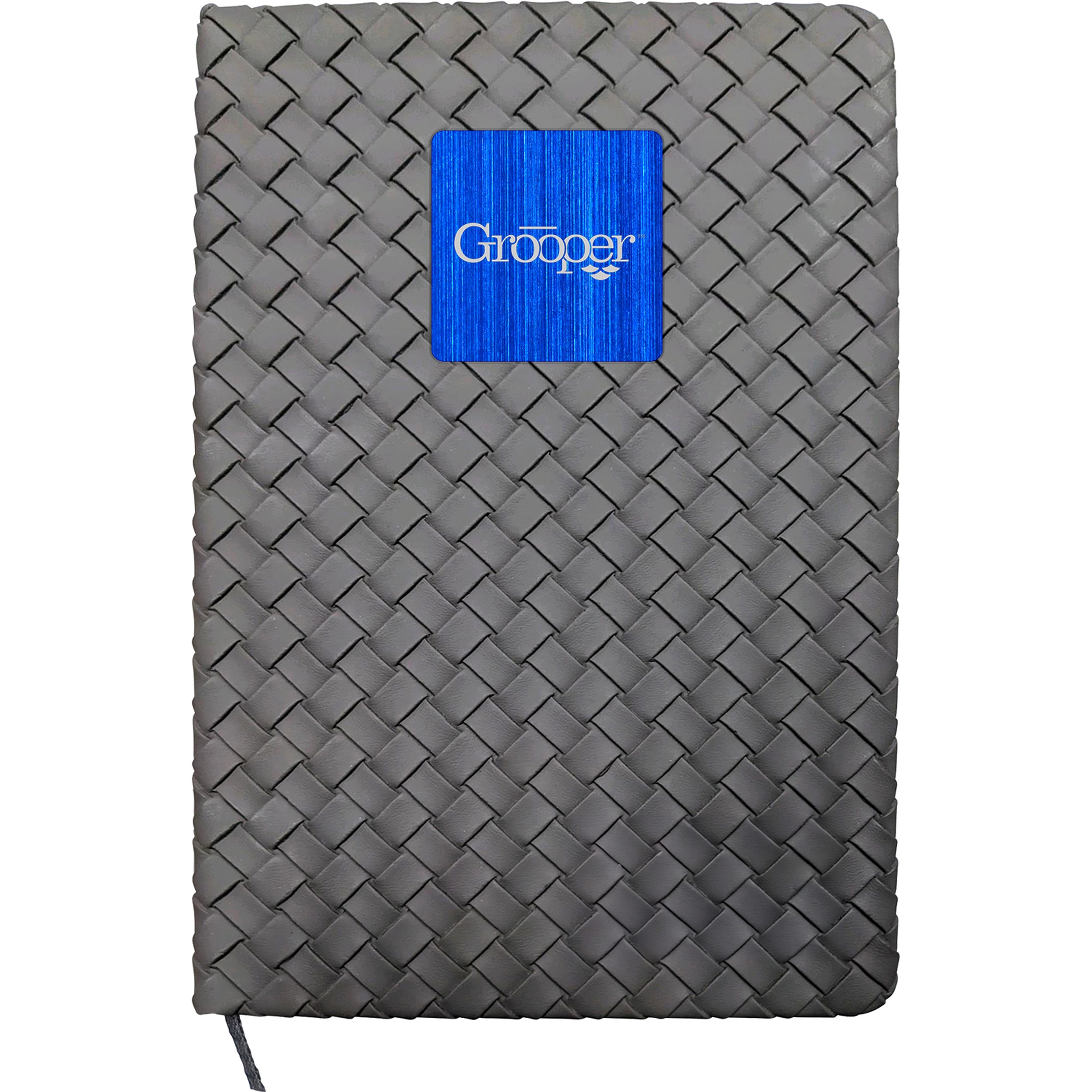 Woven Notebook with Metal Accent 1