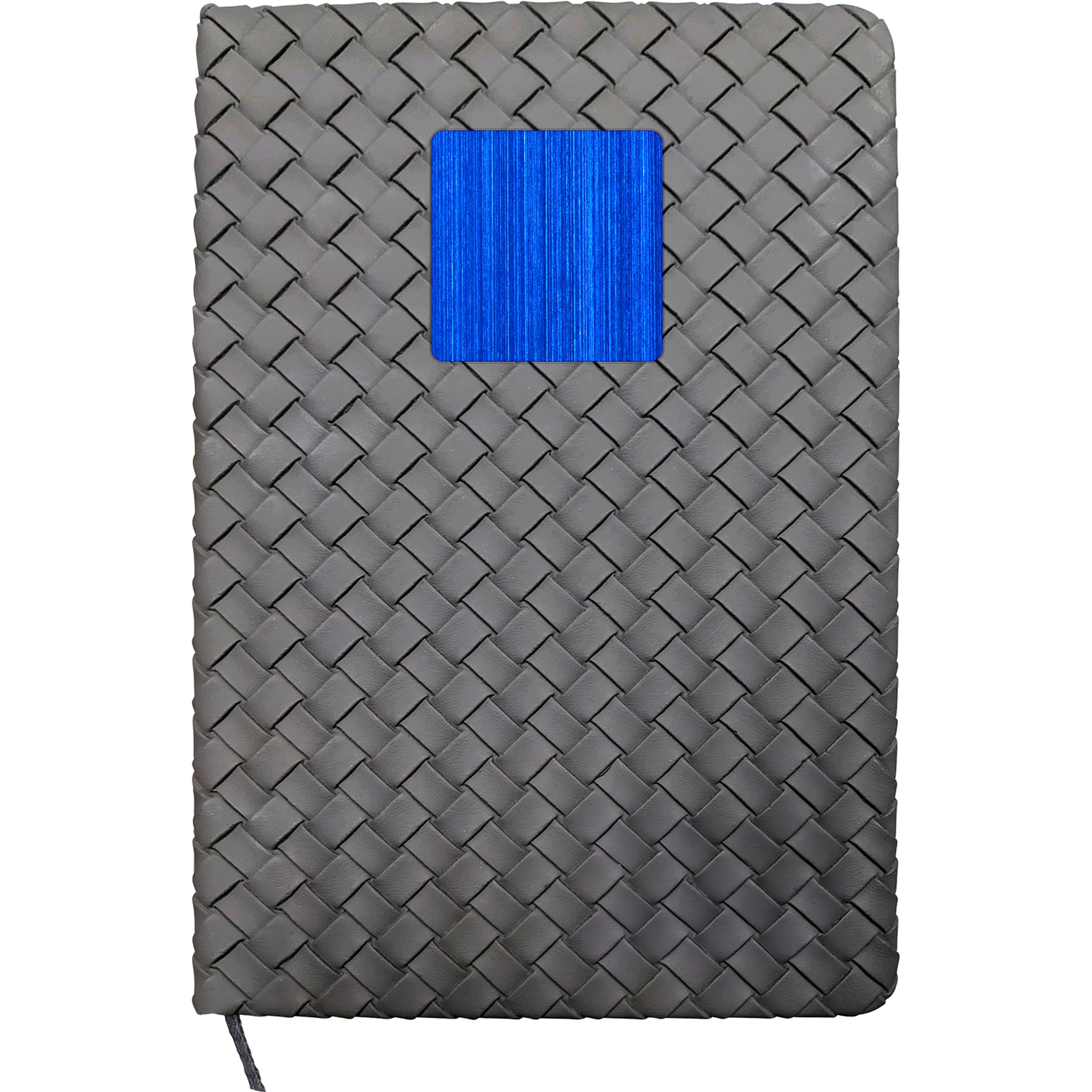 Woven Notebook with Metal Accent 1